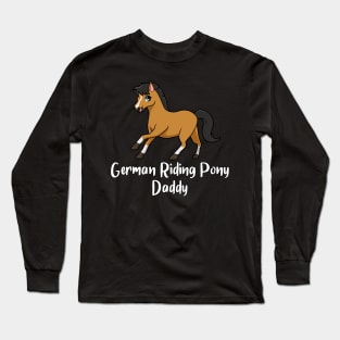 Horse Lover - German Riding Pony Daddy Long Sleeve T-Shirt